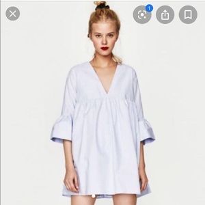 Zara baby doll romper dress